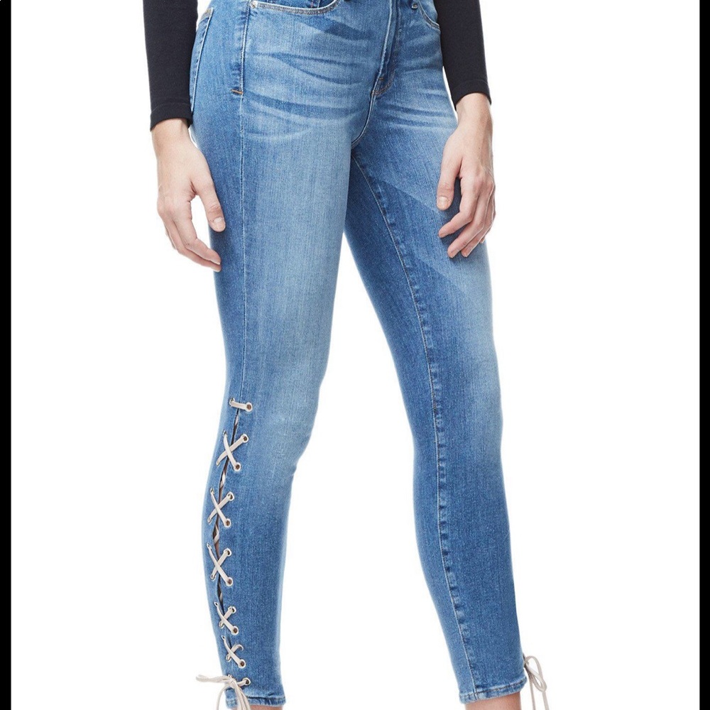 Good American Good Legs Tie-Up Detail Size 10